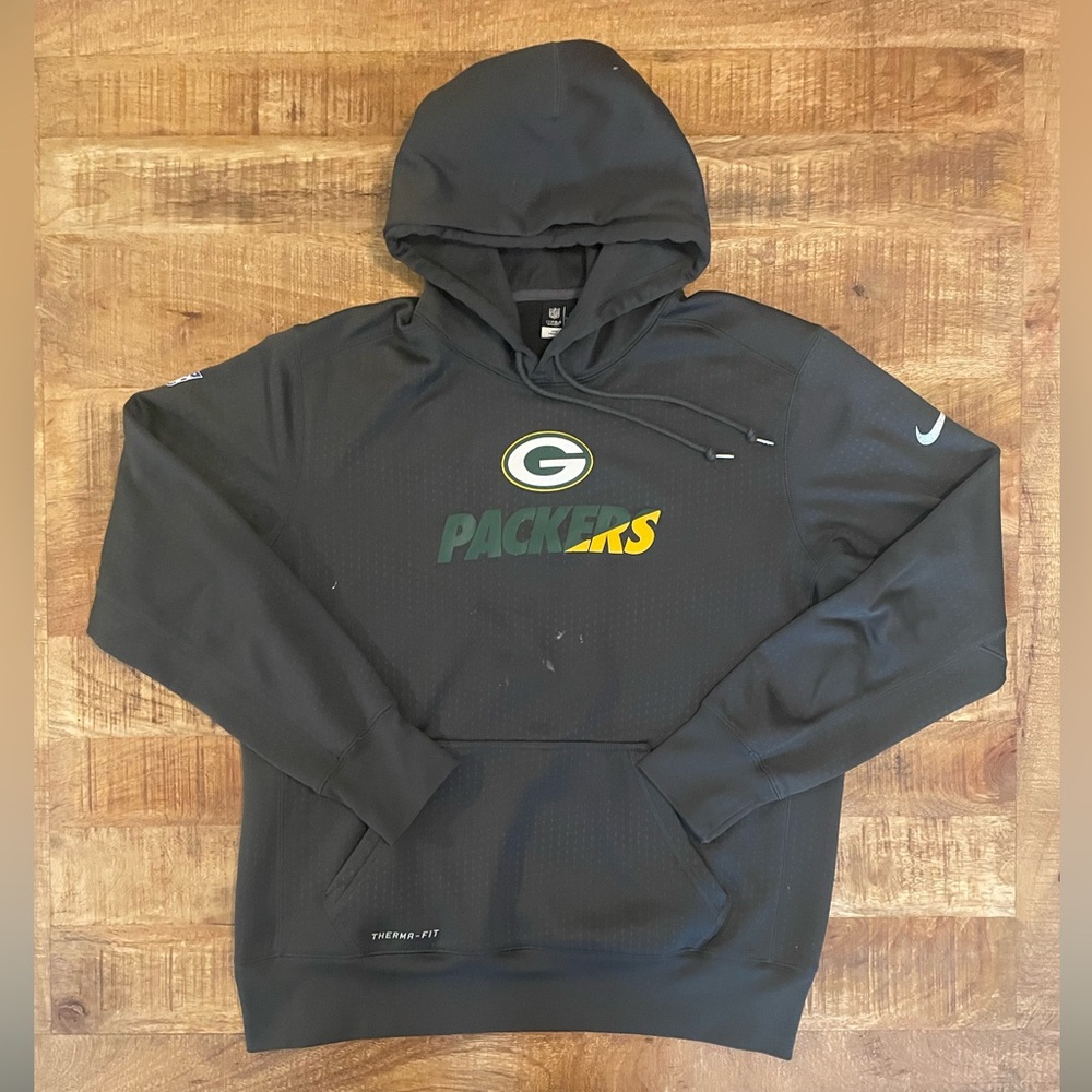 Nike Green Bay Packers On-Field Therma-Fit Pullover Hoodie